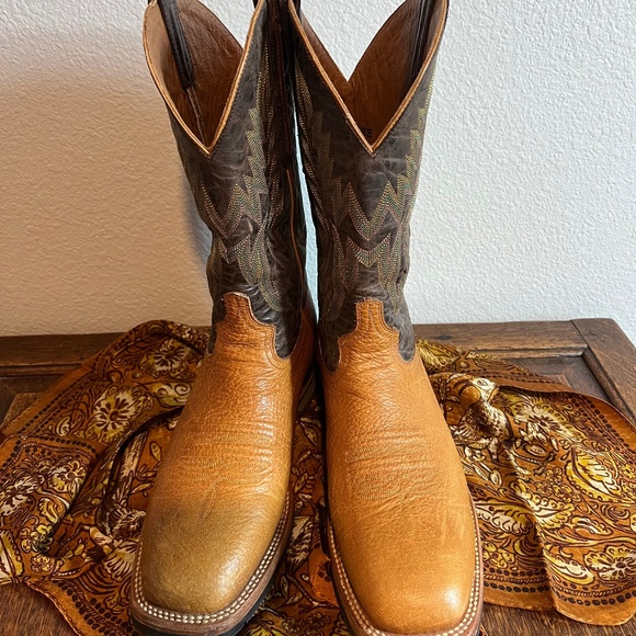 Men’s Lucchese Square Toe Workboots Size 10 1/2EE M4091 main image 7
